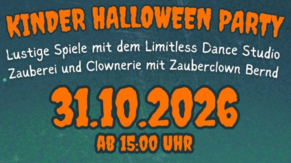 Kinder Halloween Party im VZK - 2026